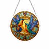 Hummingbird Acrylic Puzzle Suncatcher, 83PCS Window Hanging Decor