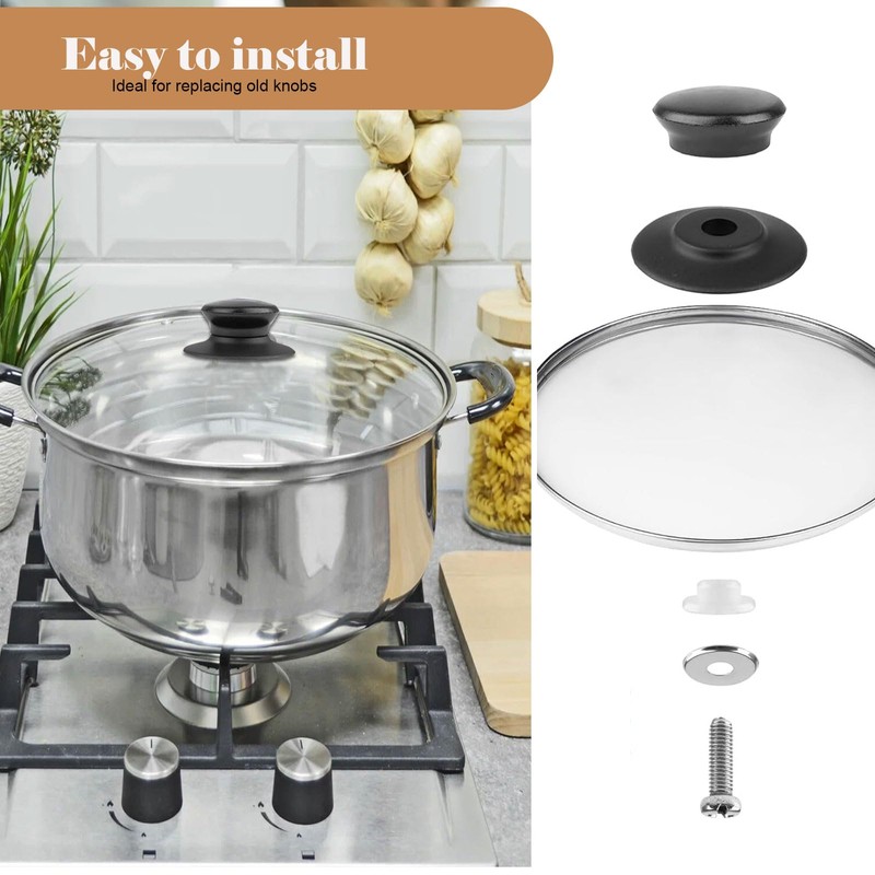 banjiabb Set of 2 Pot Lid Handles, Pot Lid Handles,