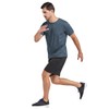 5 Pack Men's Dry Fit T Shirts Athletic Running Gym