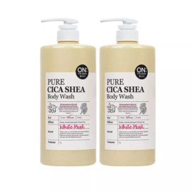 ON:THE BODY 온더바디 퓨어시카 화이트머스크 바디워시 1L x 2개 On The Body Pure Cica White Musk Body Wash 1L x 2ea