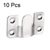 sourcing map Flush Mount Bracket, 53x30mm Zinc Plated Wall Mount