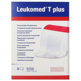 Essity Leukomed T Plus 5 Absorbent Transparent Sterile Dressings 8 x 10 cm