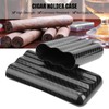 Carbon Fiber Cigar Case Humidors 3 Tubes Cigar Holder Storage