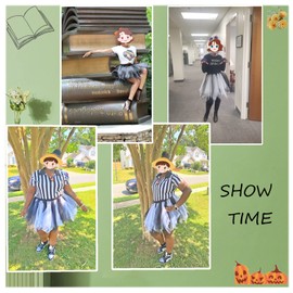 Topdress Women's 1950s Vintage Tutu Petticoat Ballet Bubble Skirt (26 Colors) Black White XXL