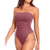 Yonique - Traje de baño de una pieza para mujer,