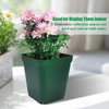RooTrimmer Square Seedling Nursery Pots 3.15 Inches 100 Pcs for