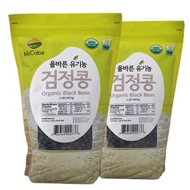 McCabe Organic Black Bean with Yellow Kernels - Dried Black Beans 2 Lbs (32oz) Pack of 2 | USDA and CCOF Certified Organic, Packed in USA