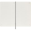 Moleskine Smart Notebook, Large, Ruled, Black, Soft Cover (5 x