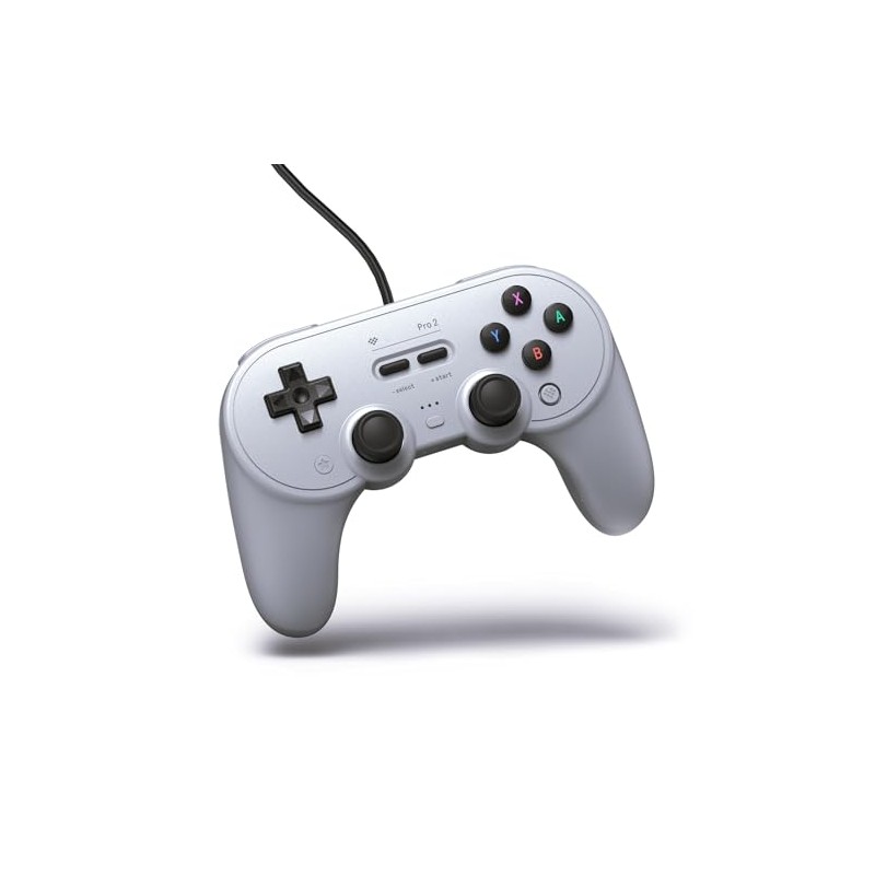 8BitDo Pro 2 Wired Controller for Switch, Windows, Steam Deck