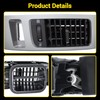 2pcs Center A/C Dash Air Vent Trim Panel With Grille,