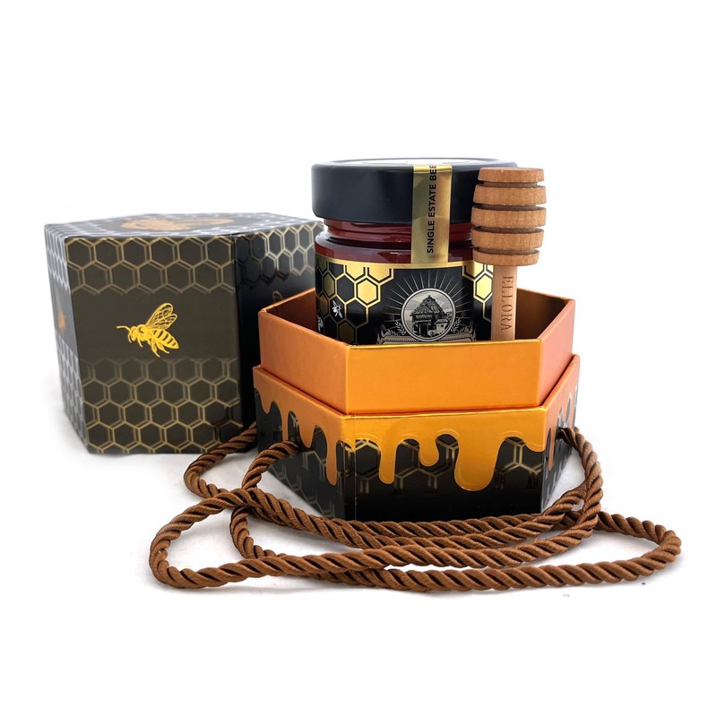 Ellora Farms Single Estate PDO Raw Greek Honey, Pine &