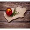 EVERYJOY Serving Board Made of Beech Wood Chopping Board Breakfast