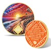 Sunset Beach Road 13 Year Sobriety Coin - Inspirational Recovery