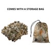 BASSDASH Camo Netting Camouflage Mesh Water Resistant for Hunting Blind