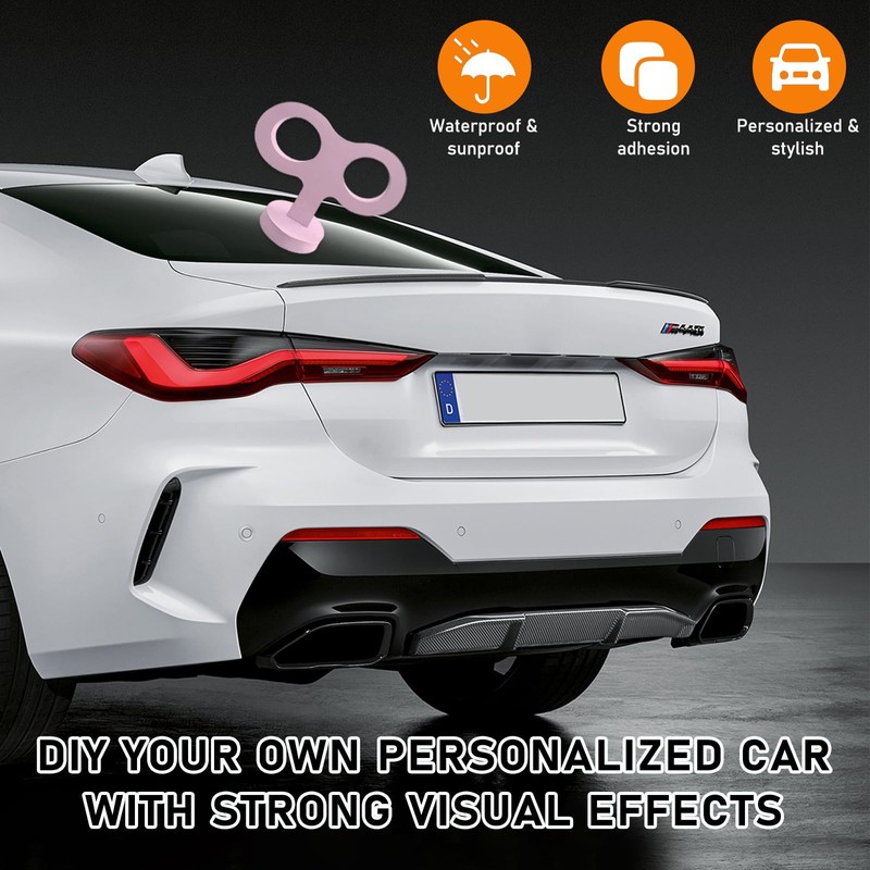 Ohleats Car Wind Up Key Sticker, 3D Sticker Wind Up