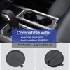 Ducodden 2PCS Center Console Cup Holder Insert Compatible with Ford