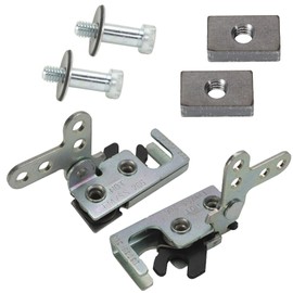 Universal Mini Bear Jaw Car Door Latch Kit for Hot & Street Rods, Rod & Cable Release Compatible, Ideal for Ford Model A & T, Supports Shaved & Suicide Doors, Ensures Safety & Reliability