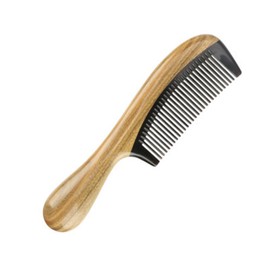 BIUDECO Static-free Hair Comb Wooden Brush Pink Hairdressing Tool for Valentine's Day Present