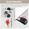 HANHOST Upgraded Portable Door Lock & 120DB Alarm Set -