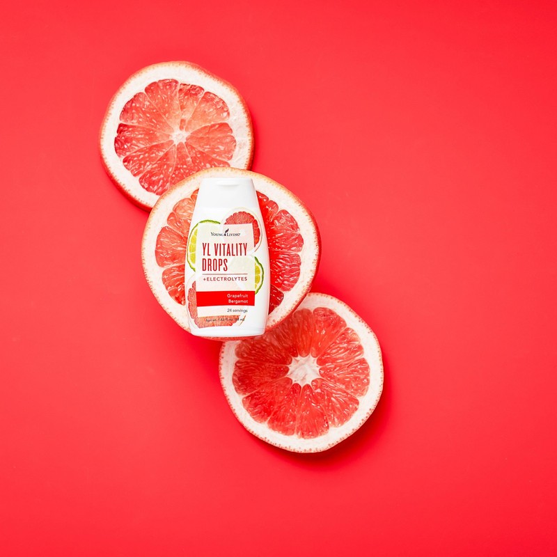 Young Living YL Vitality Drops - Grapefruit Bergamot Flavor, 3