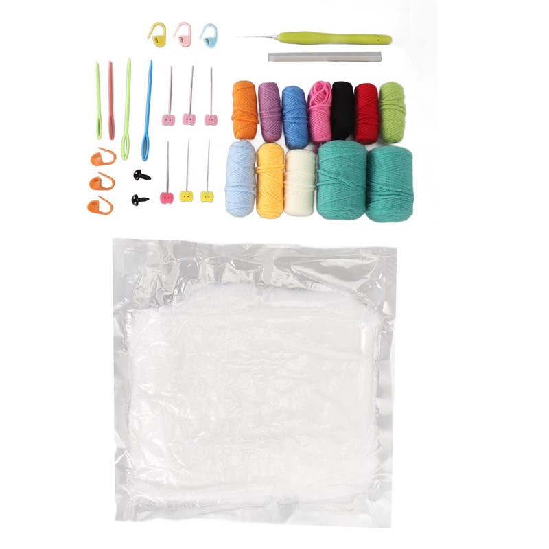 Beginner Crochet Kit DIY Innovative Fun Educational Dinosaur and Dinosaur