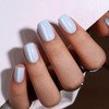 RTKHFZE Press On Nails Short - Soft Gel Blue Press