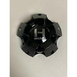 Hostile Wheels 5 Lug Gloss Black Wheel Center Cap HC-5002