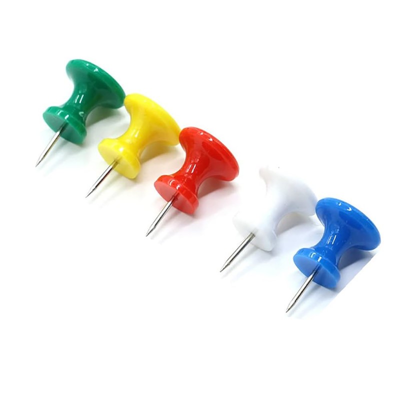 HugeDE 60 Pcs Giant Large Push Pins Big Thumb Tacks