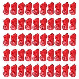 50pcs ZONADAH Peg Hook Locks Stop Lock Plastic Red Security Lock Anti Theft Lock Tag Detacher Tag Detacher Hook for Security Tag Security 4mm Red