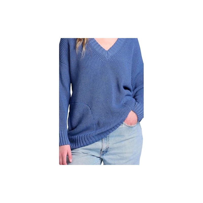 Toad&Co Womens Butte Oversized Sweater Kyanite Medium