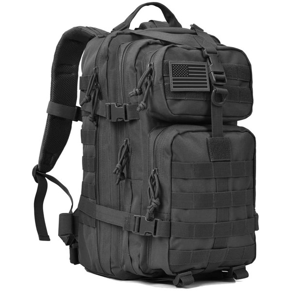 Military Tactical Backpack 3 Day Assault Pack Army Molle Bug Bag Backpacks Rucksack 35L Black