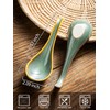 Gomakren Soup Spoons Set of 6, Asian Soup Spoons 6.5