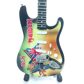 Mini guitar collection natural wood - Iron Maiden Tribute - Trooper