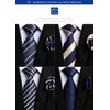 Enlision T4-01 Business Necktie, Set of 4, Men's, Width 3.3