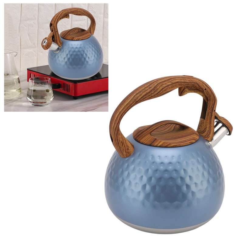 3 Liter Whistling Tea Kettle Stainless Steel Teapot with Handle