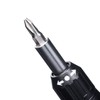 Sanwa Direct 800-TK042 Screwdriver Set, 11-in-1 Rotary Bit Replacement, Built-in