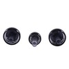 Qiilu Car Air Condition Heater Control Panel Switch Dash Knobs