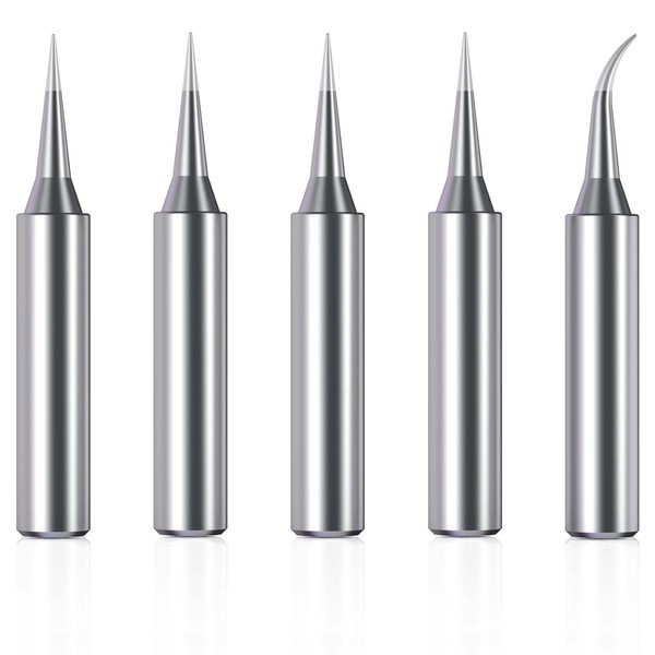 Pack of 5 900 m Soldering Tips Set - Pencil