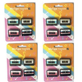 4 Set Vinyl Record Fridge Magnet Music Refrigerator Magnets,Strong Magnetic Sticker Decor Refrigerator Magnets for Crafts,Kitchen,Office Whiteboard,Cabinet (Tape)