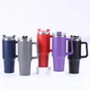 Ualrgo 40 oz travel insulated coffee cup with handle. Use