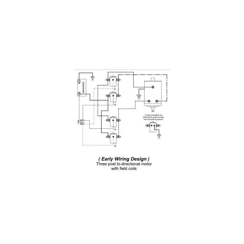 DB Electrical Winch Solenoid Compatible with/Replacement forWarn 12 Volt Heavy