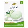 Dove go fresh Beauty Bar, Cucumber and Green Tea 4 Ounce, 8 Bar