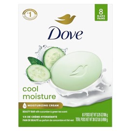 Dove go fresh Beauty Bar, Cucumber and Green Tea 4 Ounce, 8 Bar