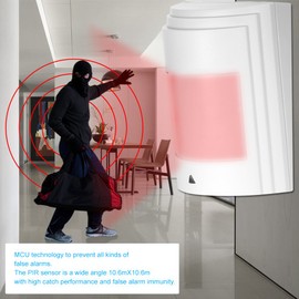 Smart Motion Sensor Motion Detector Motion Sensor Wired Wide Angle Infrared Detector Burglar Alarm PIR Passive Human Infrared Sensor Anti Intrusion Detector