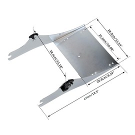 TCMT Trunk Mount Rack W/Docking Kit Fit for Harley 1997-2008 Razor Chopped King Trunk Touring Road King Road Glide Street Glide Electra Glide Pack