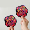 HUANIZI Holographic Coaster Mold for Resin Casting Silicone Resin Coaster