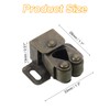 sourcing map 8Pcs Cabinet Latch Double Roller Catch, Lock Stop