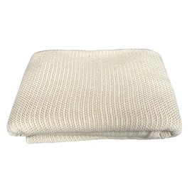 DUDU N GIRLIE Baby Blanket for Newborn | Warm & Cosy Cellular Baby Blanket | 100% Extra Soft Breathable Cotton, Pram/Travel/Moses Basket (90 x 70 cm) Cream.