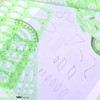 QISF Pack of 9 Circular Stencils, Circular and Oval Stencils,