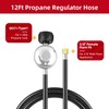 12FT QCC1 Low Pressure Propane Regulator with Hose, Universal Propane